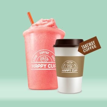 Happy cup - Facebook smoothie & coffee